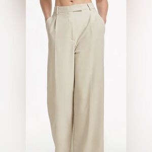 Commense high waisted relax fit wide leg dress pants/ new without tags